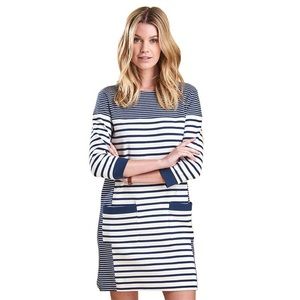HOST PICK! Barbour navy/white stripe sweater dress
